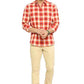 BASICS Mens  RED SLIM SHIRT 23BSH51735 HS