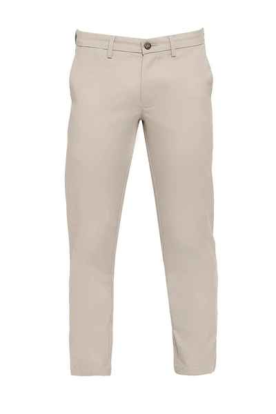 BASICS Mens  MID BROWN TAPERED TROUSER 23BTR51629 FF