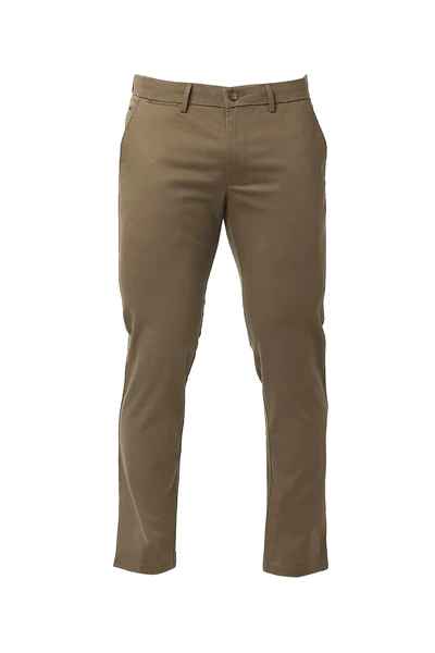 BASICS Mens  MID BROWN TAPERED TROUSER 23BTR50264 FF