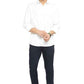 BASICS Mens  WHITE SLIM SHIRT 23BSH51718 LS