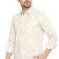 BASICS Mens  BEIGE SLIM SHIRT 23BSH51917 LS