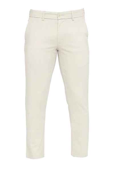 BASICS Mens  ECRU TAPERED TROUSER 23BTR51610 FF