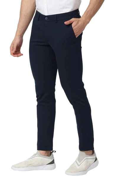 BASICS Mens  NAVY TAPERED TROUSER 23BTR50295 FF