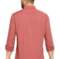 BASICS Mens  RED SLIM SHIRT 23BSH52057 LS