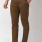 BASICS Mens  MID BROWN TAPERED TROUSER 23BTR50264 FF