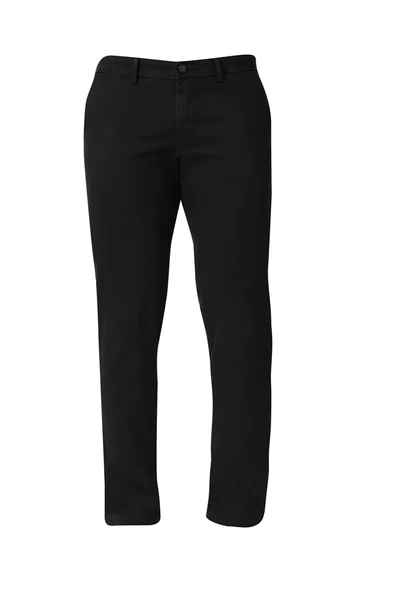 BASICS Mens  BLACK TAPERED TROUSER 23BTR50205 FF