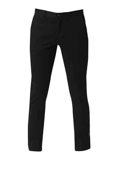 BASICS Mens  BLACK TAPERED TROUSER 23BTR51390 FF