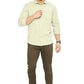 BASICS Mens  OLIVE SLIM SHIRT 23BSH51747 LS