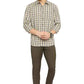 BASICS Mens  BEIGE SLIM SHIRT 23BSH51531 LS