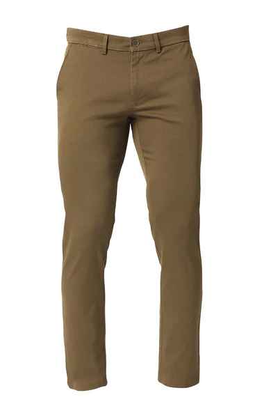 BASICS Mens  BROWN TAPERED TROUSER 23BTR50302 FF