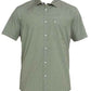 BASICS Mens  GREEN SLIM SHIRT 23BSH51909 HS