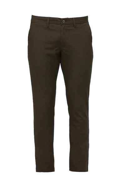 BASICS Mens  BROWN TAPERED TROUSER 23BTR51628 FF