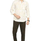 BASICS Mens  BEIGE SLIM SHIRT 23BSH51917 LS