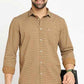 BASICS Mens  KHAKI SLIM SHIRT 23BSH51910 HS