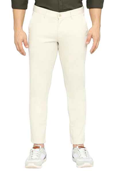 BASICS Mens  ECRU TAPERED TROUSER 23BTR51570 FF