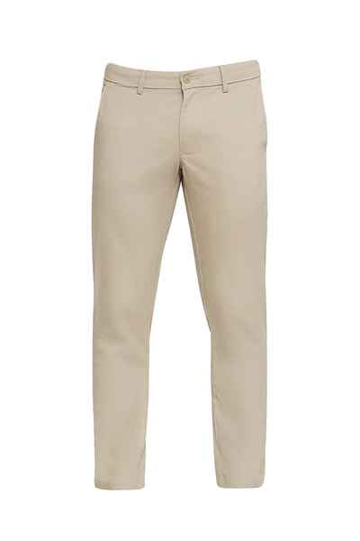 BASICS Mens  KHAKI TAPERED TROUSER 23BTR51562 FLATFRONT