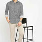 BASICS Mens  BLACK SLIM SHIRT 23BSH51893 LS