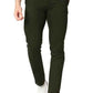 BASICS Mens  OLIVE TAPERED TROUSER 22BTR51026 FLATFRONT