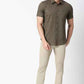 BASICS Mens  KHAKI TAPERED TROUSER 23BTR50280 FF