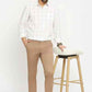 BASICS Mens  LIGHT BROWN TAPERED TROUSER 23BTR51563 FLATFRONT