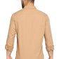 BASICS Mens  KHAKI SLIM SHIRT 23BSH52056 LS