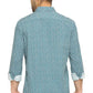 BASICS Mens  TEAL SLIM SHIRT 23BSH51831 LS