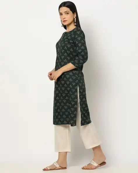 WOMENS KURTHI NAVY