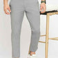 BASICS Mens  MID GREY TAPERED TROUSER 23BTR51626 FF