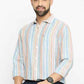 BASICS Mens  BLUE SLIM SHIRT 23BSH51929 HS