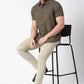 BASICS Mens  KHAKI TAPERED TROUSER 23BTR50280 FF