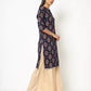 Womens NAVY Color KURTHI