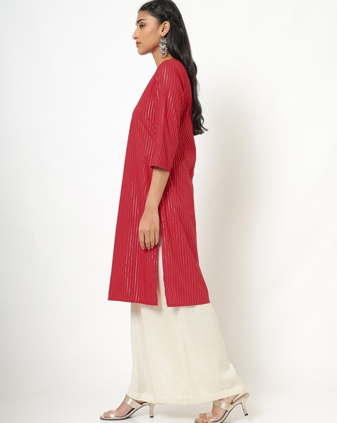 Womens RED Color KURTHI