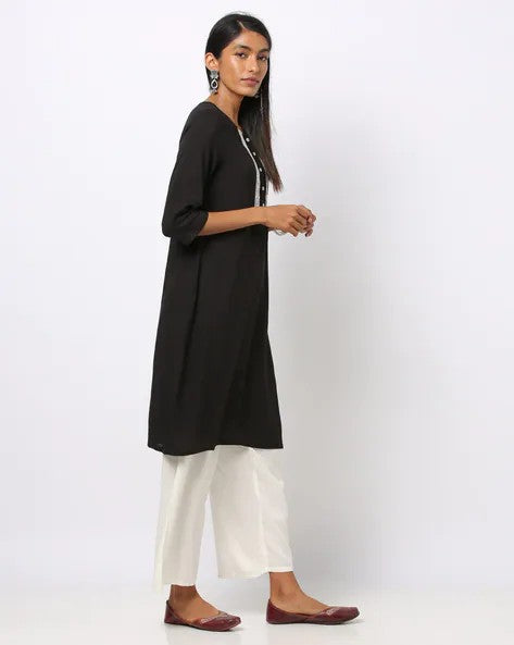 Womens BLACK BLACK Color KURTHI