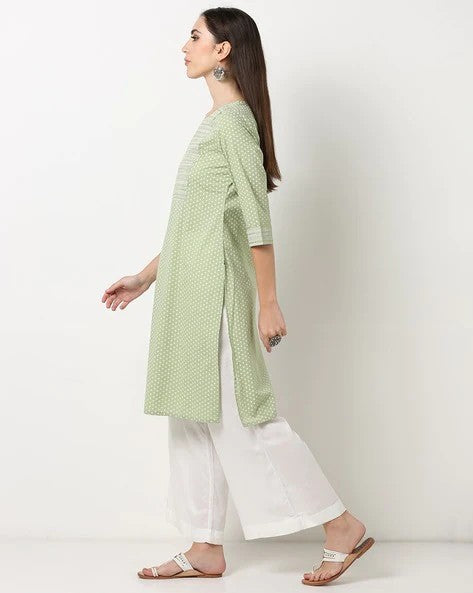 Womens MINT Color KURTHI