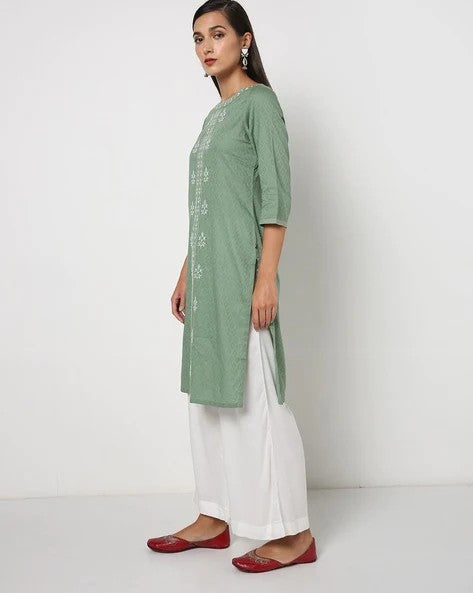 Womens LT. GREEN Color KURTHI