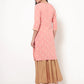 Womens PEACH Color KURTHI