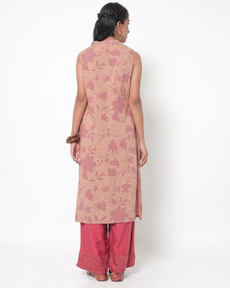 Womens LT. PEACH Color KURTHI