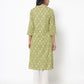 Womens LIME Color KURTHI