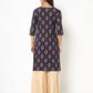 Womens NAVY Color KURTHI