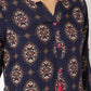 Womens NAVY Color KURTHI