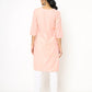 Womens LT. PEACH Color KURTHI