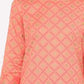 Womens PEACH Color KURTHI