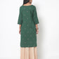 Womens DARK GREEN Color KURTHI