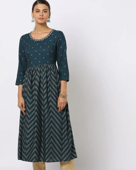 Womens BLUE Color KURTHI