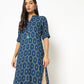 Womens NAVY Color KURTHI