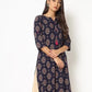 Womens NAVY Color KURTHI