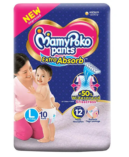 MamyPoko Extra Absorb Pant Style Diaper - Large Size