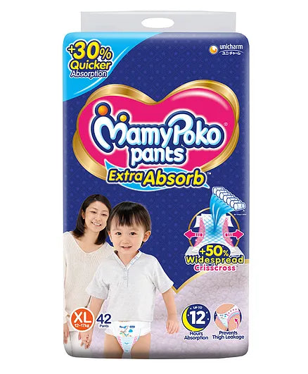 MamyPoko Extra Absorb Pant Style Diaper - Extra Large Size