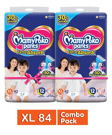 MamyPoko Extra Absorb Pant Style Diaper - Extra Large Size