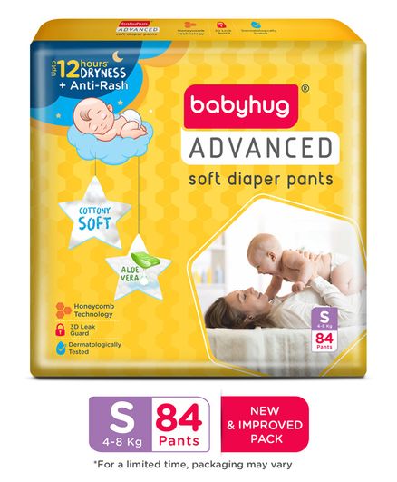 Baby Hug Advanced Pant Style Diapers - Small